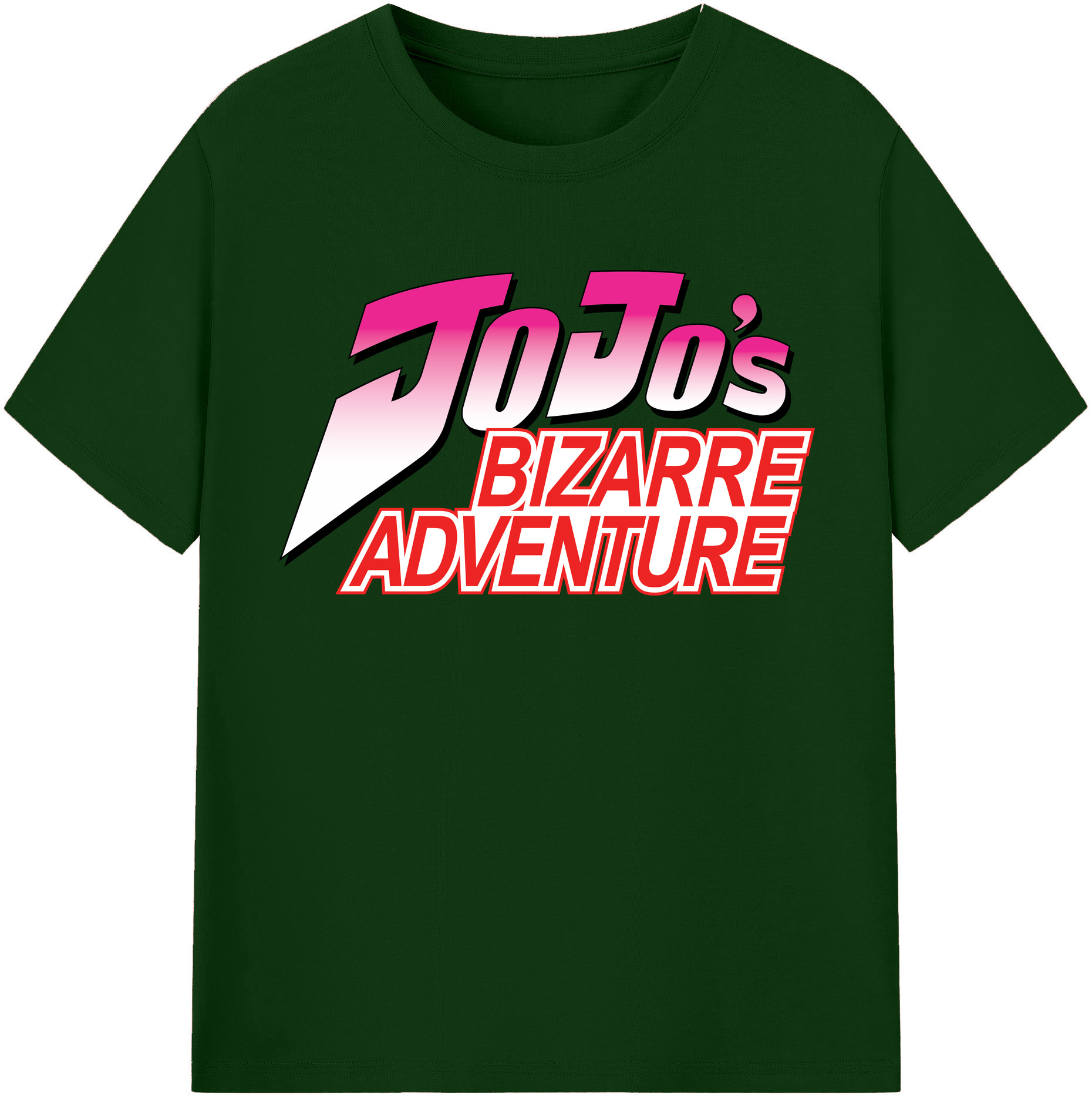 （画像用） ジョジョの奇妙な冒険 JoJo's Bizarre Adventure 綿100％半袖Tシャツ（フロントプリント）